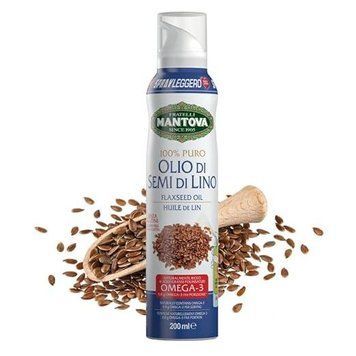 Олія лляна Fratelli Mantova Olio Spray Semi di Lino Linseed Oil спрей 200 мл 10052 фото